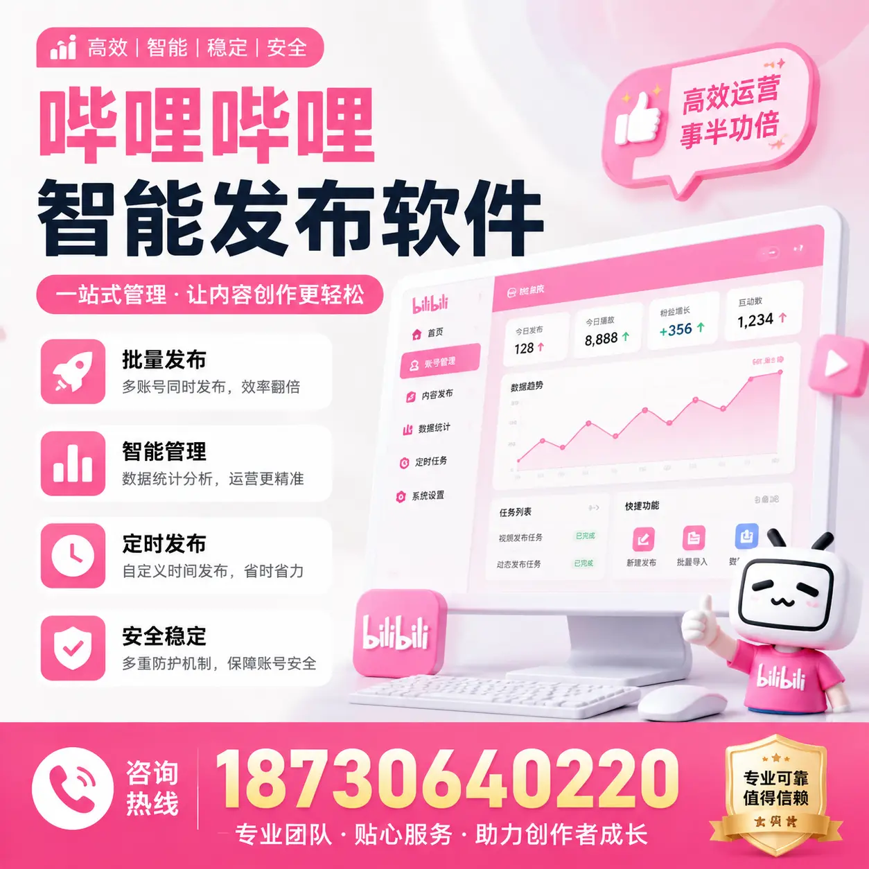 如何评估哔哩哔哩智能发布软件的ROI？三亚 企业必读